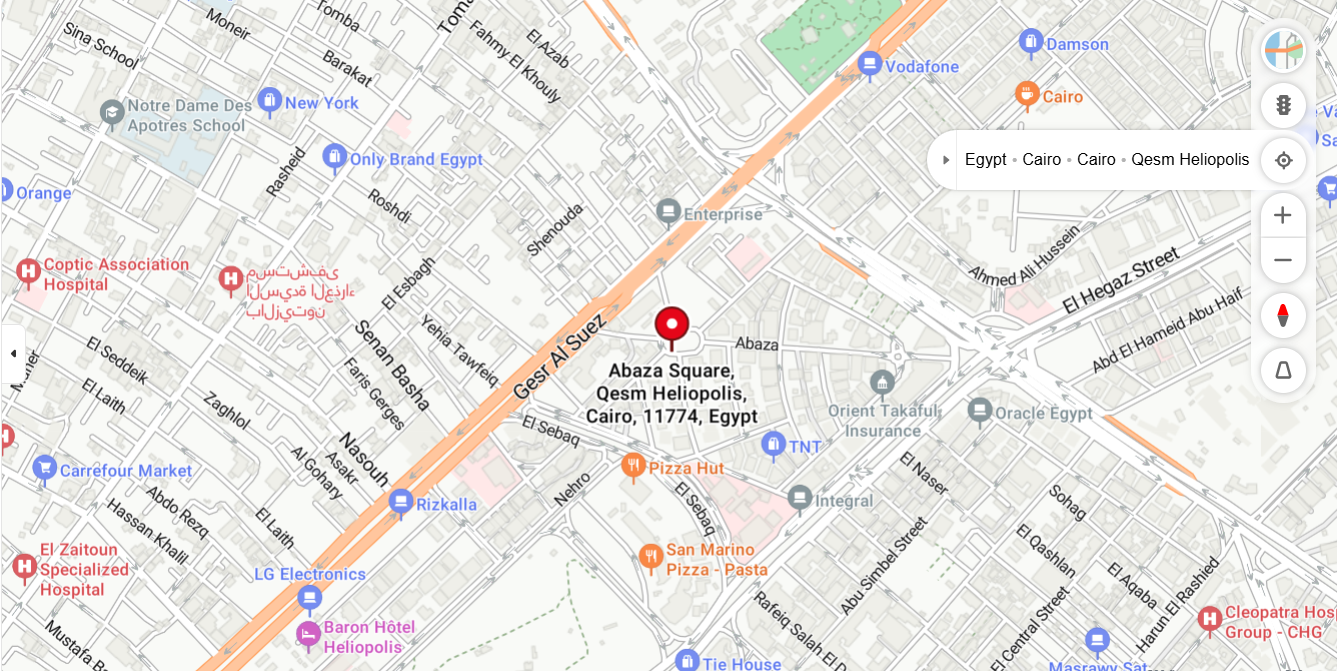 Alpha Omega location map