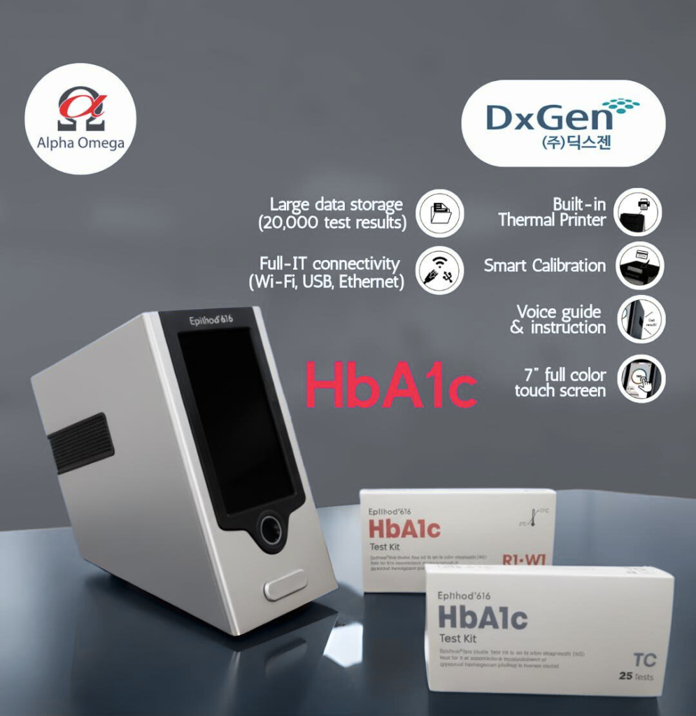 Dexgen is the most powerful tool for measuring glycated hemoglobin (HbA1c).